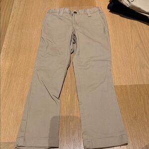 New Lands End Girls Tan Pants